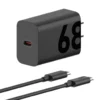 MotorolaCargadordeParedUSB-C68WconCable Cargador Motorola 68W - Tipo C